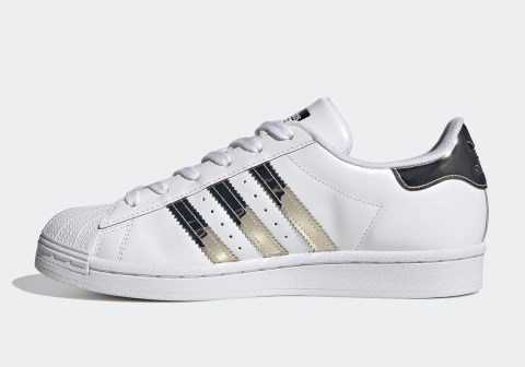 adidas Superstar White SIlver Womens FW3915 | SneakerNews.com