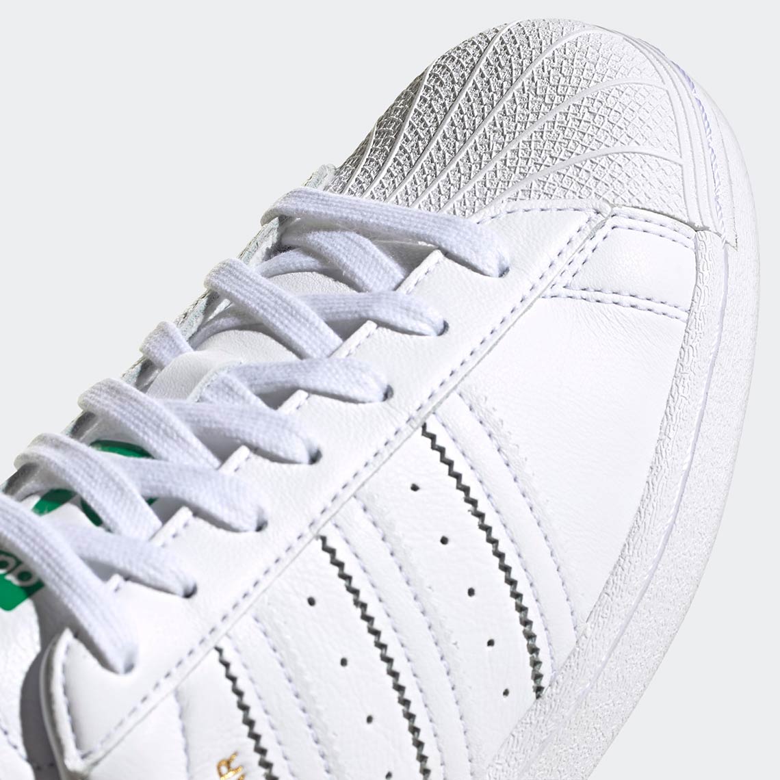 Adidas Superstar White Green Fz3642 8