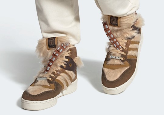 Chewbacca’s adidas Rivalry Hi Covered In His Brown Fur And Belt