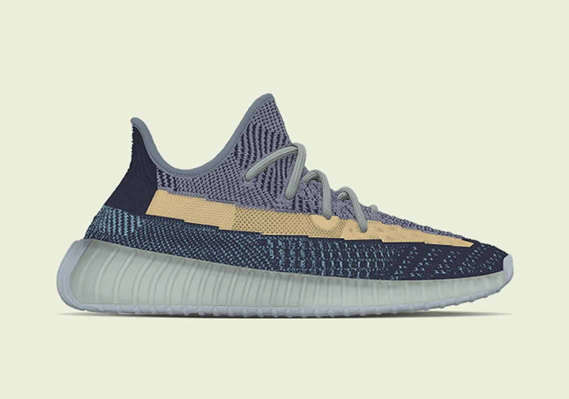 adidas Yeezy 350 Ash Blue - Release 