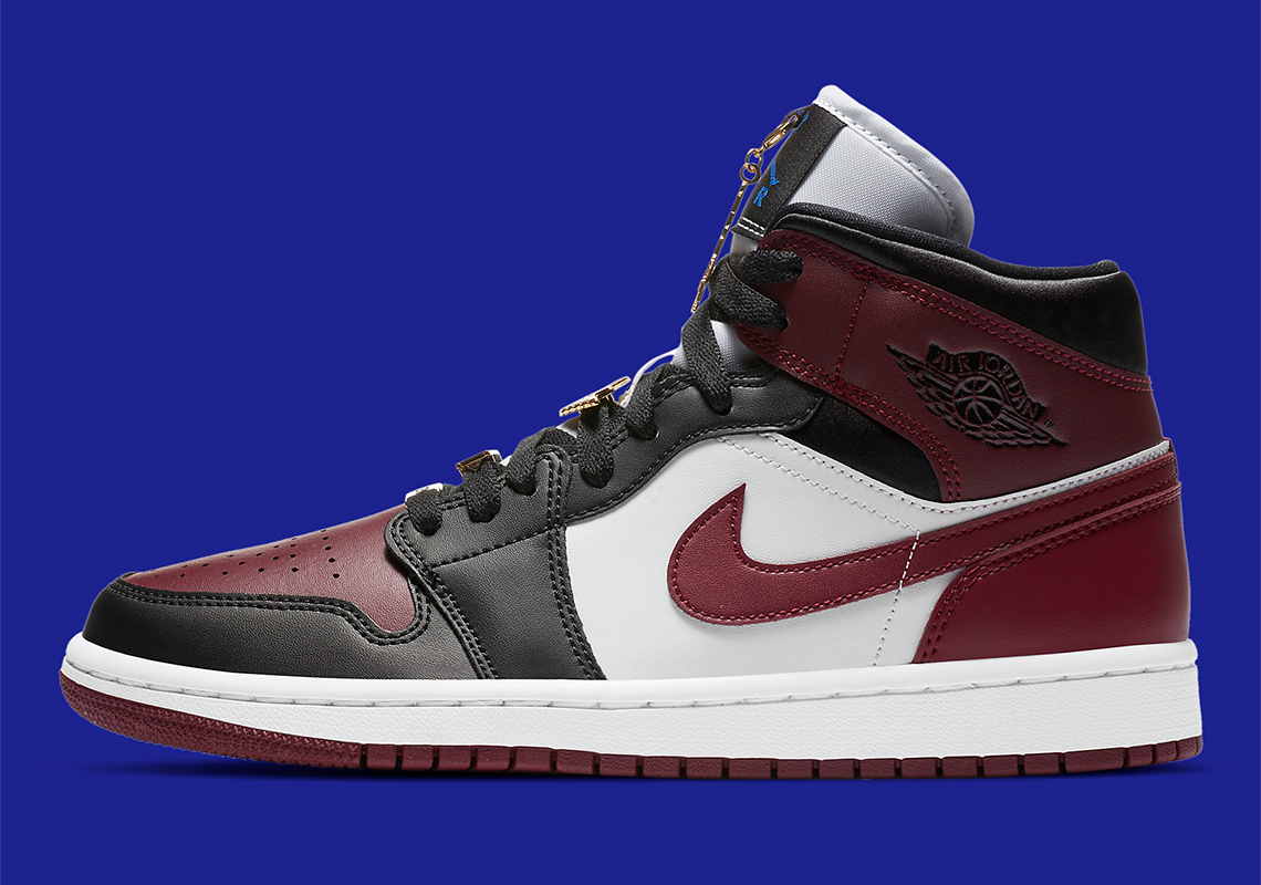 jordan 1 mid maroon