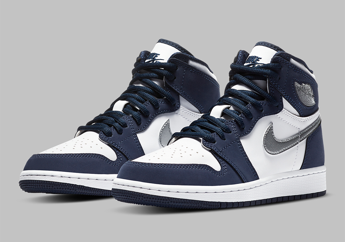 navy blue jordans kids