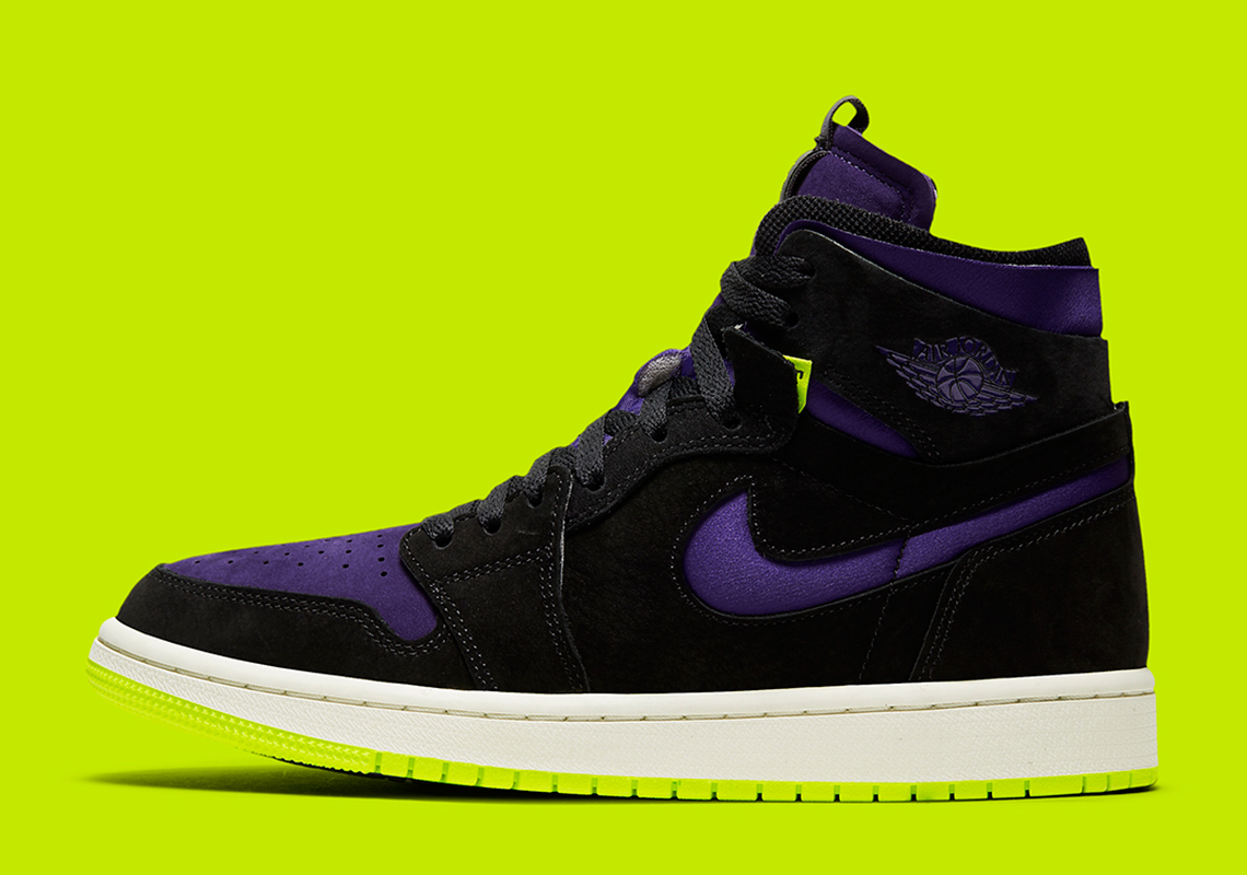 Air Jordan 1 Zoom Black Court Purple 