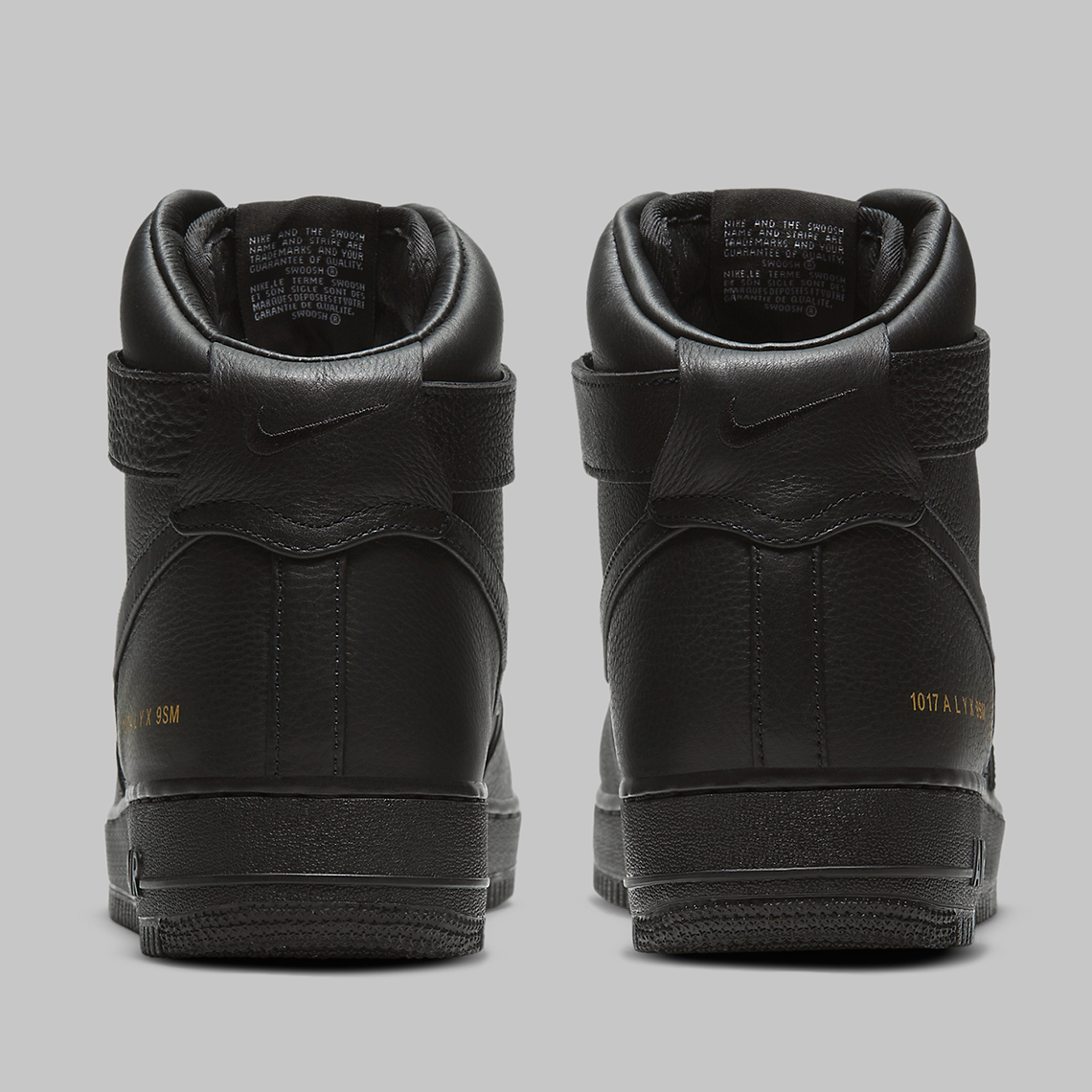 Alyx Nike Air Force 1 High Black CQ4018-001 | SneakerNews.com