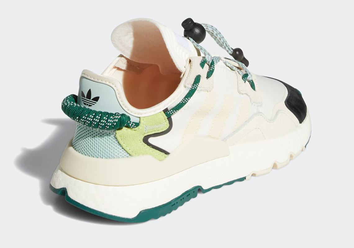 Ivy Park adidas Nite Jogger Off White Green S29038 | SneakerNews.com