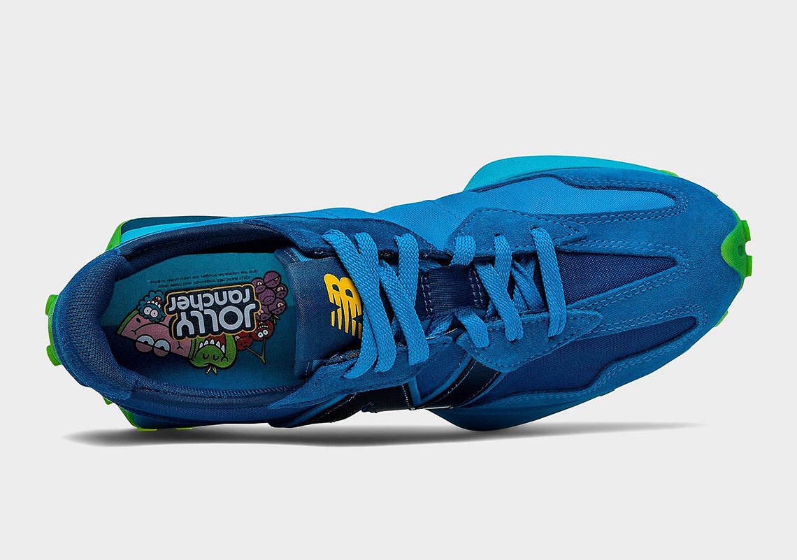 Jolly Ranchers New Balance 327 Blue Release Info SneakerNews