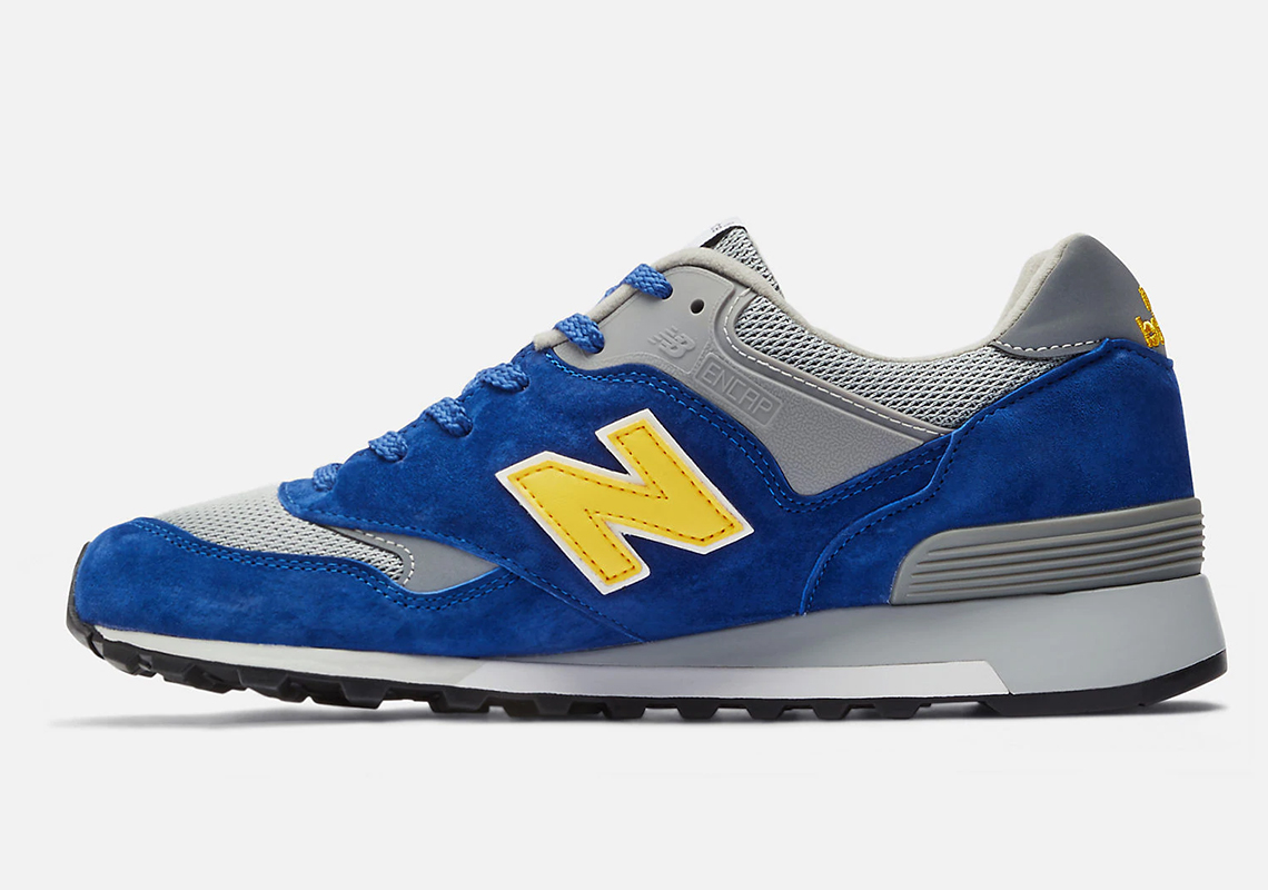 new balance yellow blue