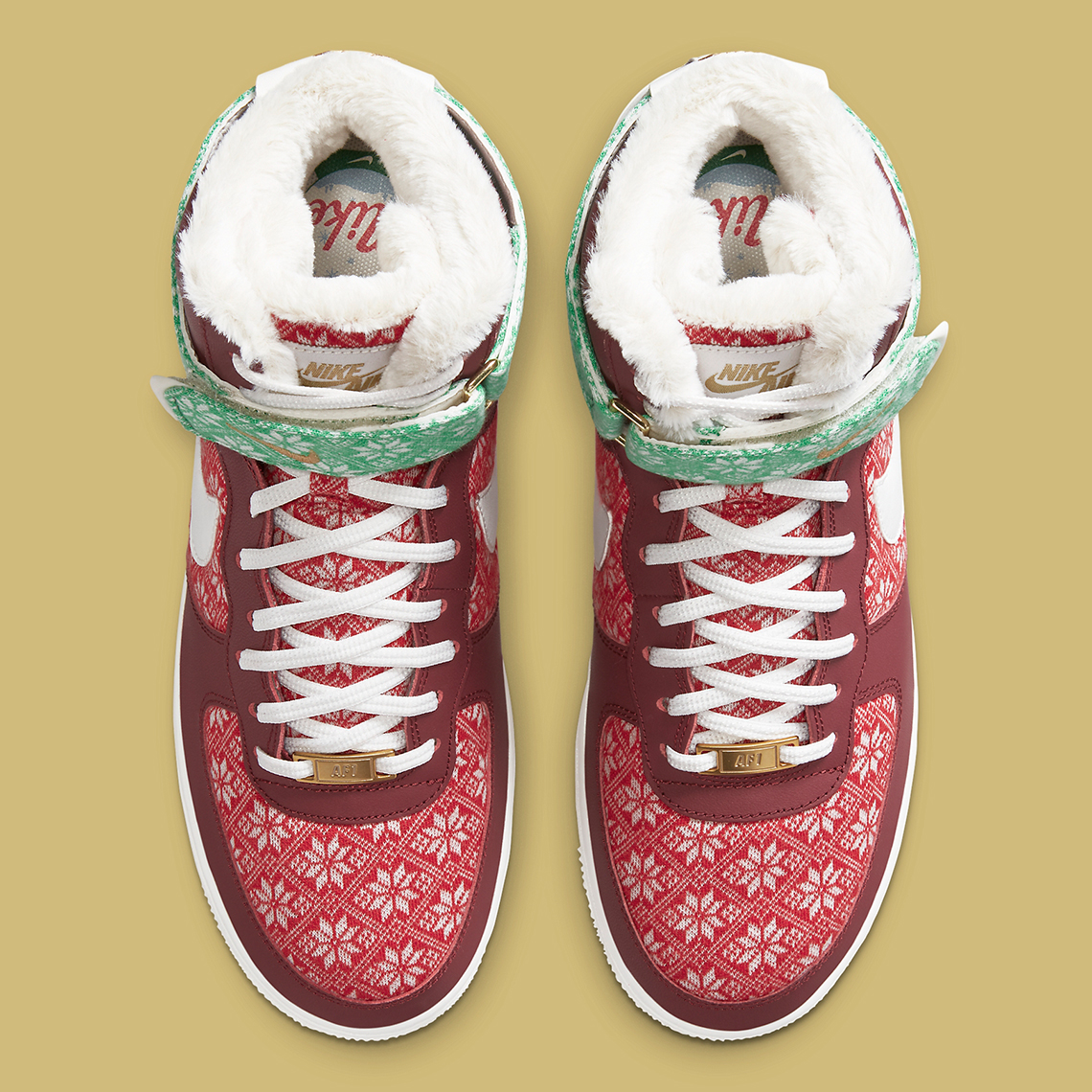 ugly christmas sweater air force 1