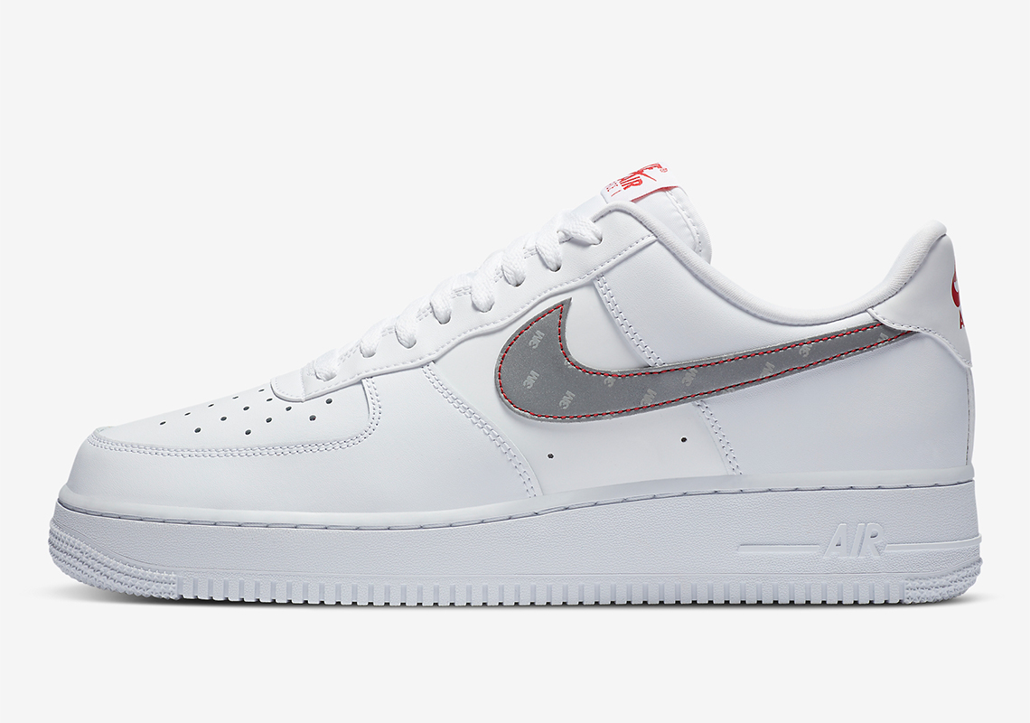 air force 1 silver check