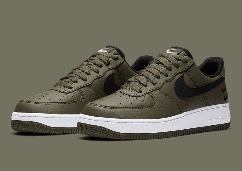 Nike Air Force 1 Low Olive Black Double Swoosh CT2300-300 (Used) 
