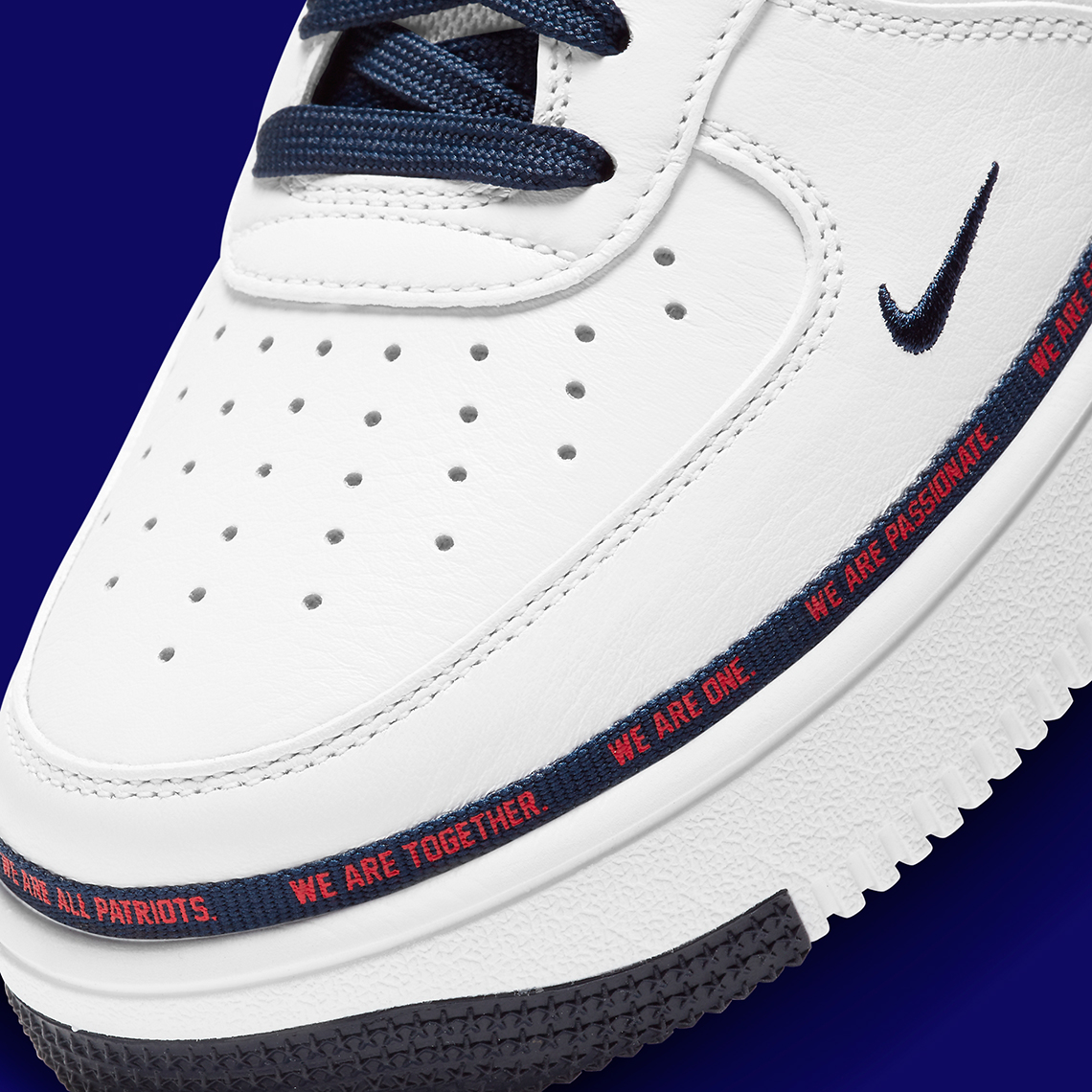 Nike Air Force 1 Low New England Patriots Db6316 100 5