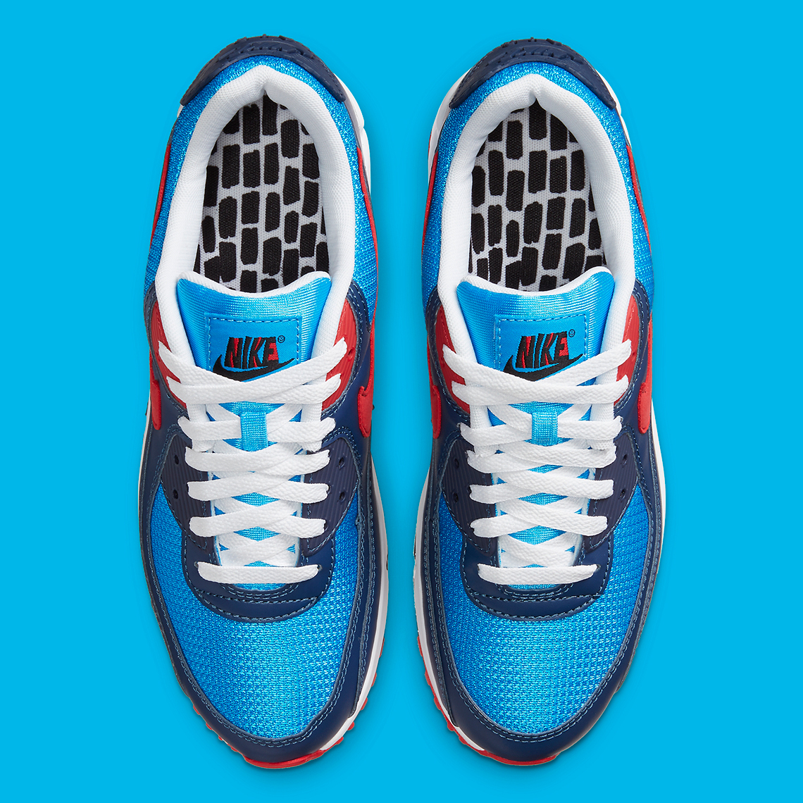 Nike Air Max 90 Blue Red Navy CT1687-400 | SneakerNews.com