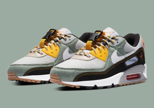 Navigation-Themed Nike Air Max 90 Features Buckles On The Tongue