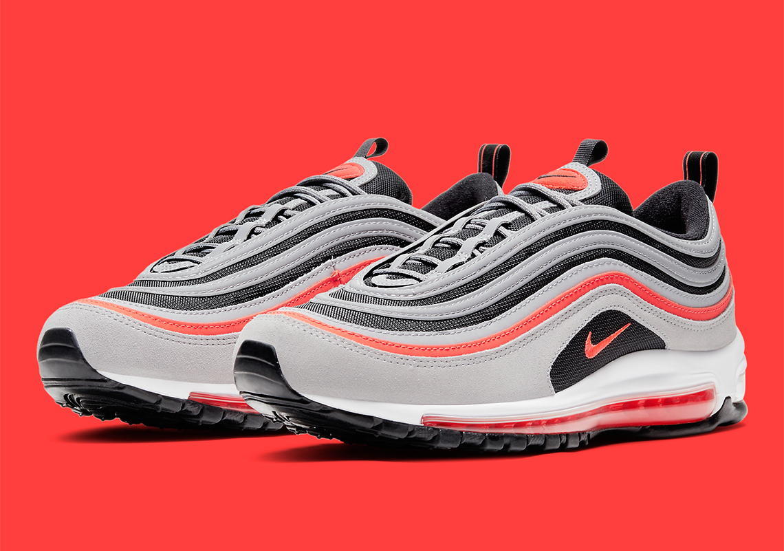 Nike Air Max 97 Wolf Grey Radiant Red 
