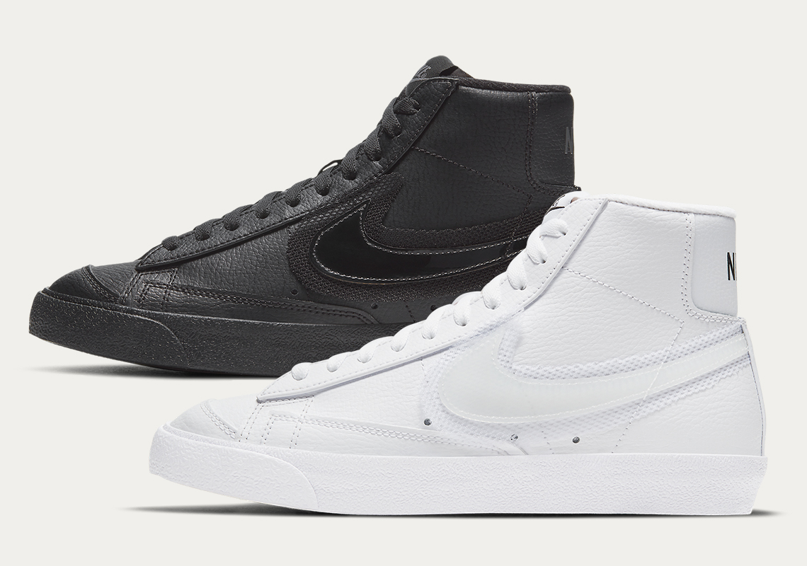Nike Double-Layers The Swoosh With Mesh On The Blazer Mid ’77