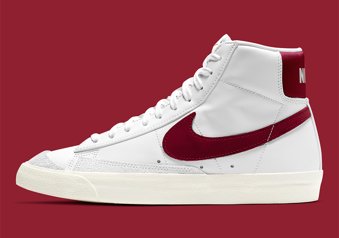This Nike Blazer Mid '77 Features Team Red Accents