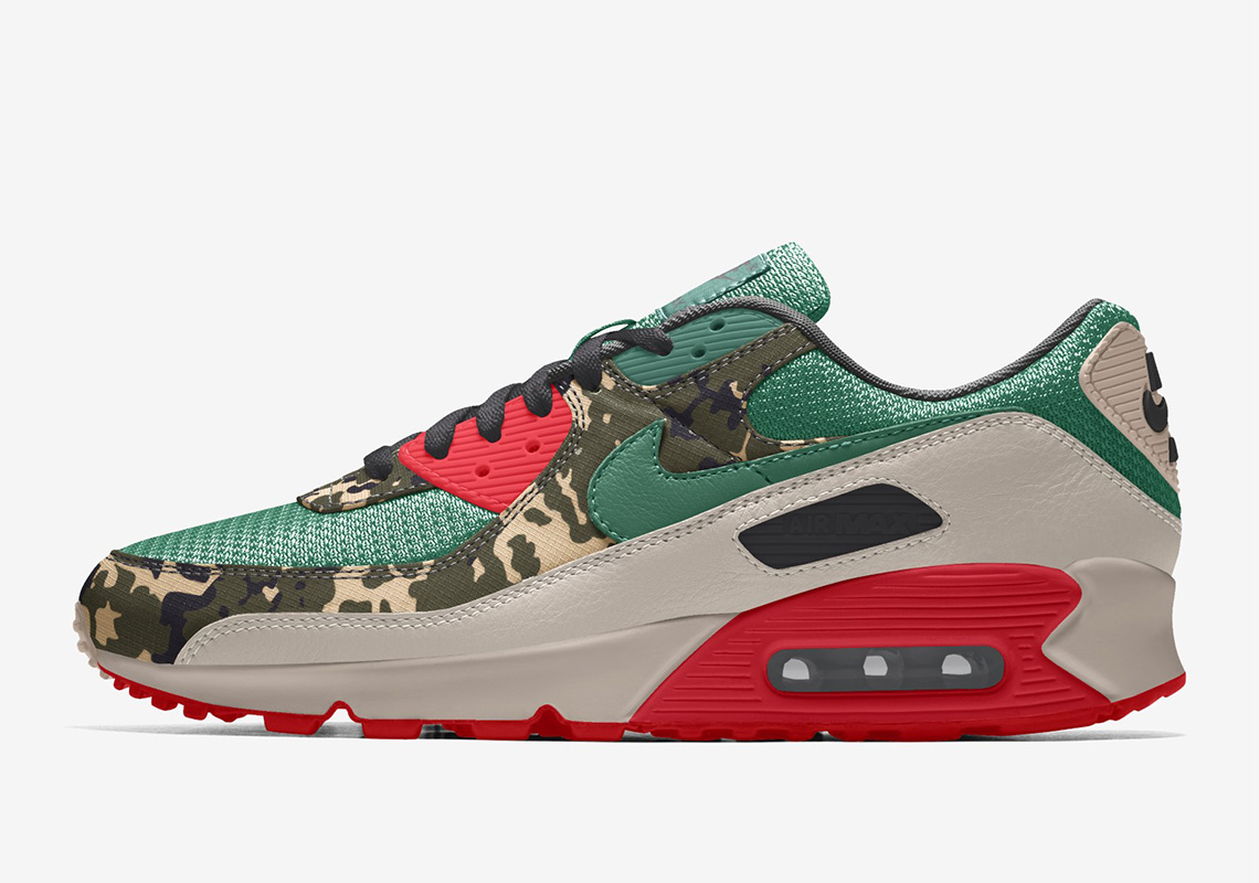 Nike By You Air Max 90 Ripstop Shroud Camo Options 5