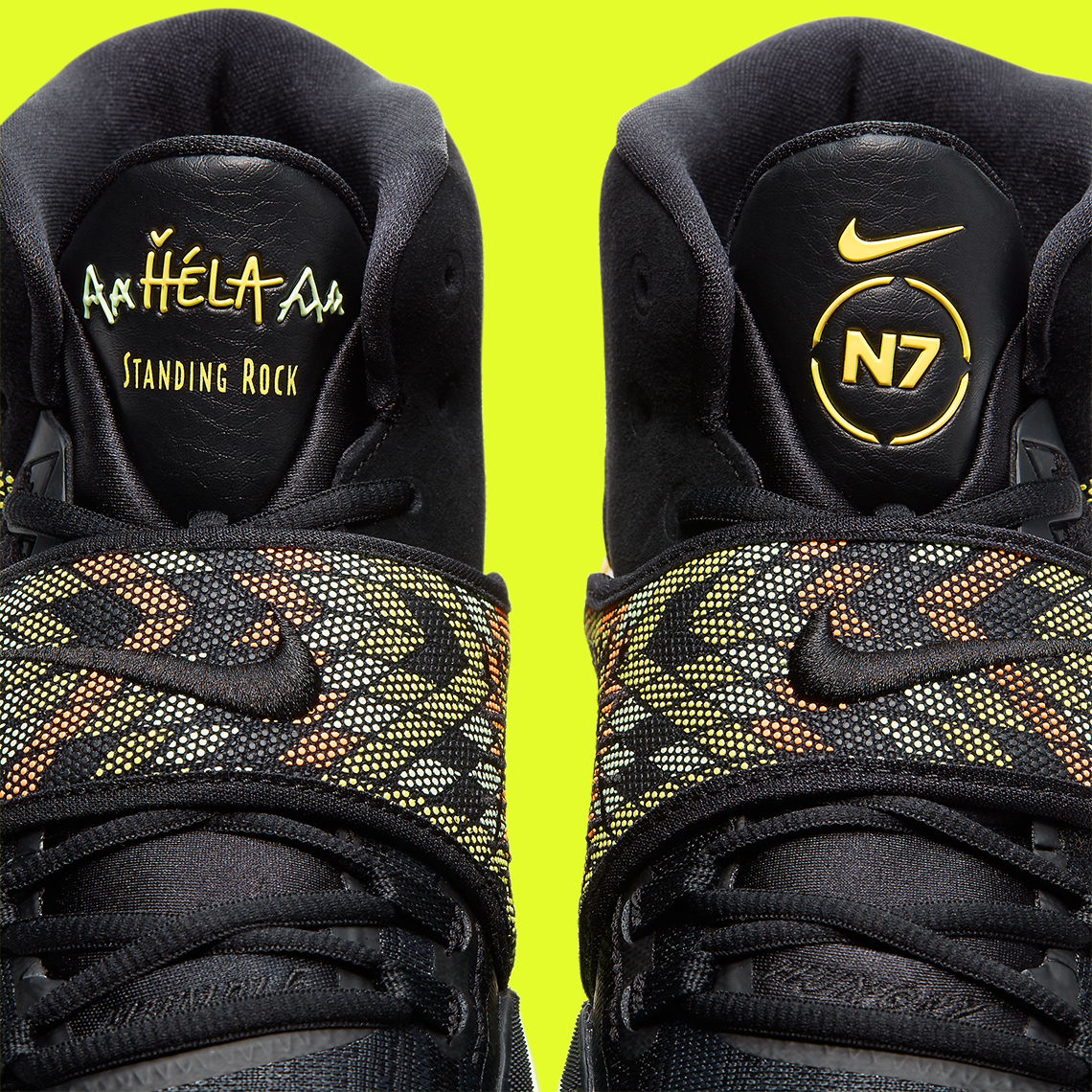 Nike Kyrie 6 N7 Black Platinum Citron DA1348-001| SneakerNews.com