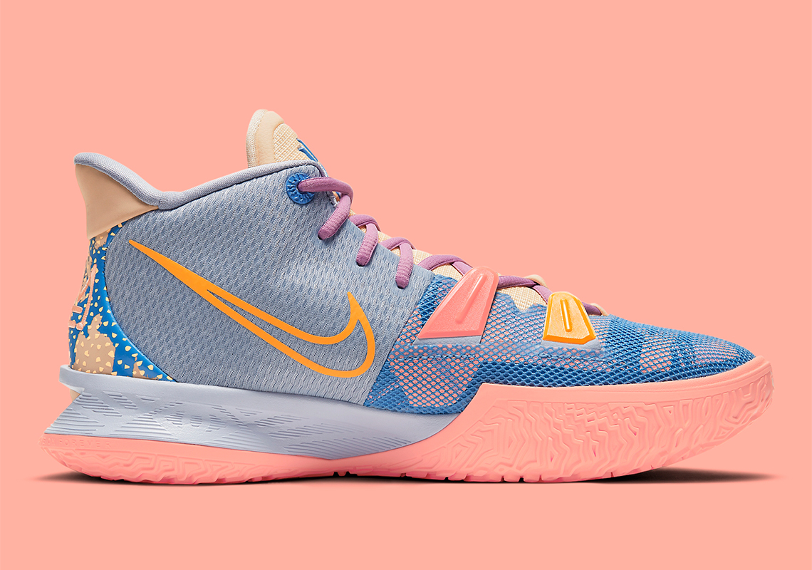 kyrie peach shoes