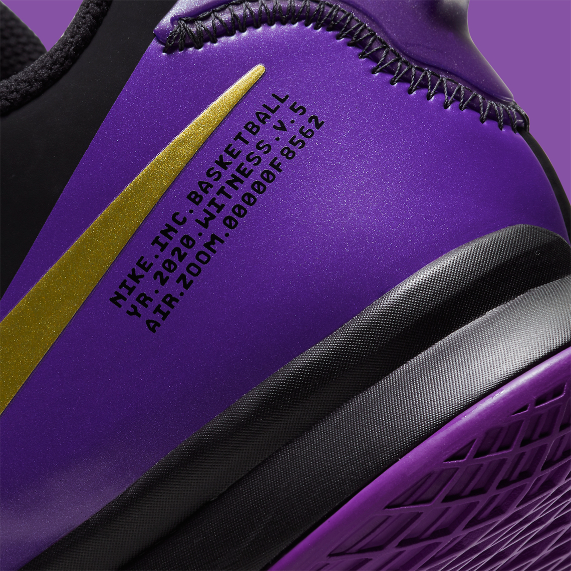 Nike Lebron Witness 5 Lakers Cq9381 001 1