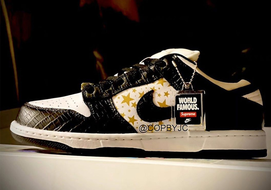 Nike SB Dunk Low OG QS 2021 Croc-Skin Stars DH3228 | SneakerNews.com