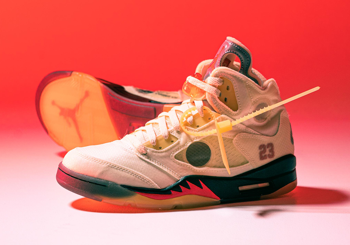 A New Off-White™ x Nike Air Jordan 5 Colorway Has Surfaced