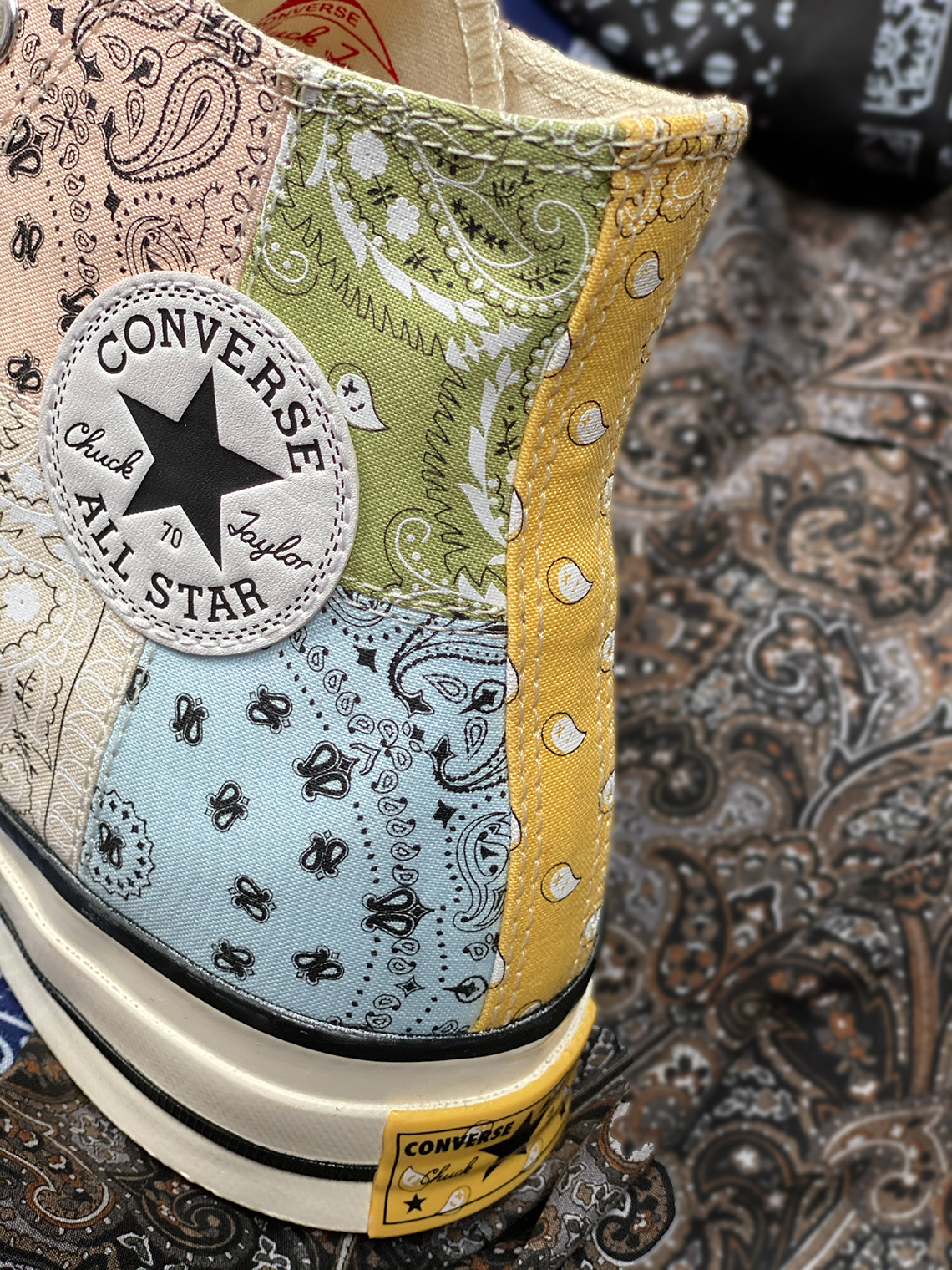Offspring and beige Converse Reveal New GLF 2.0 Sneaker Paisley Bandana 9
