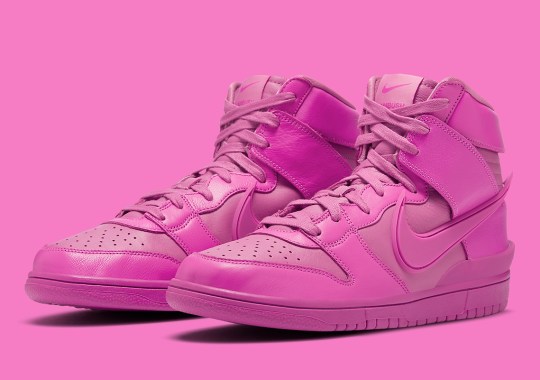 The AMBUSH x Nike Dunk High Releases In “Lethal Pink” This February