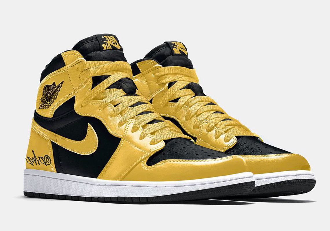 Air Jordan 1 Retro High OG Pollen Black 555088-701 | SneakerNews.com