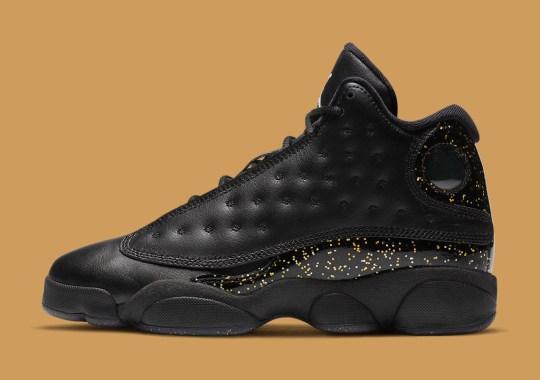 Black And Gold Trends Continue With This Kids Exclusive Air Jordan 13