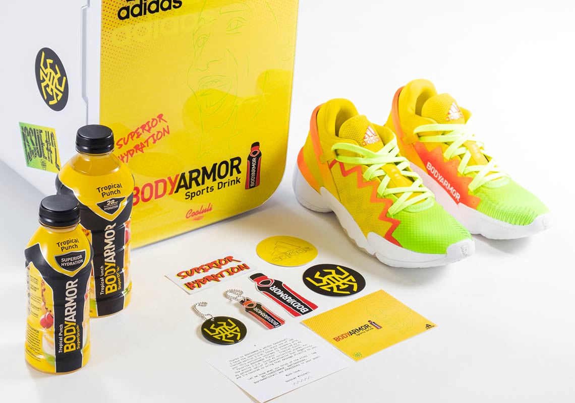 Donovan Mitchell, Fresh Off Massive Contract Extension, Gets His adidas Shoes Made After Favorite BODYARMOR Flavor