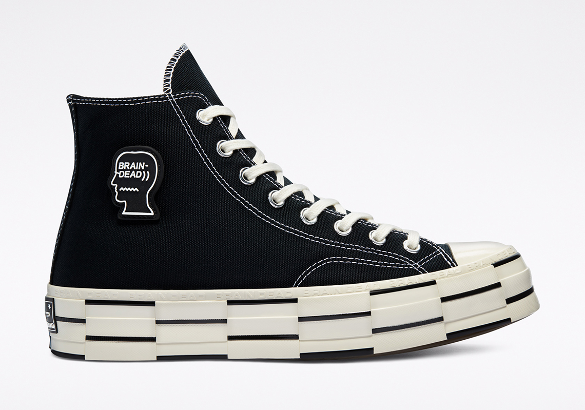Brain Dead white converse Jack Purcell Oehler HV CF-Suede Black Release Info 6