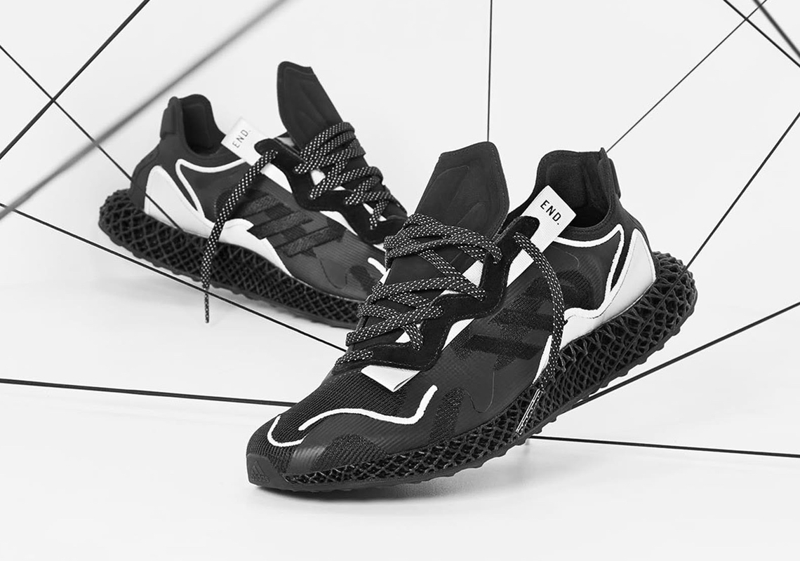 END. adidas EVO 4D Dark Matter FX0549 Release | SneakerNews.com