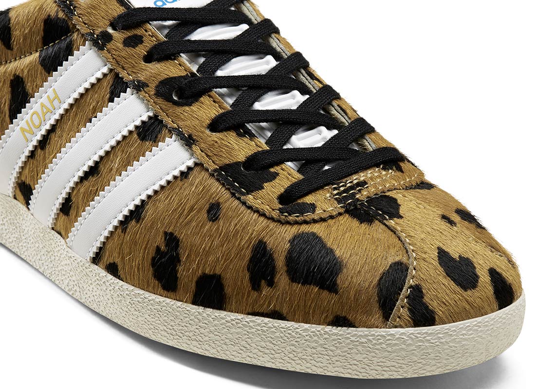 adidas gazelle black leopard print