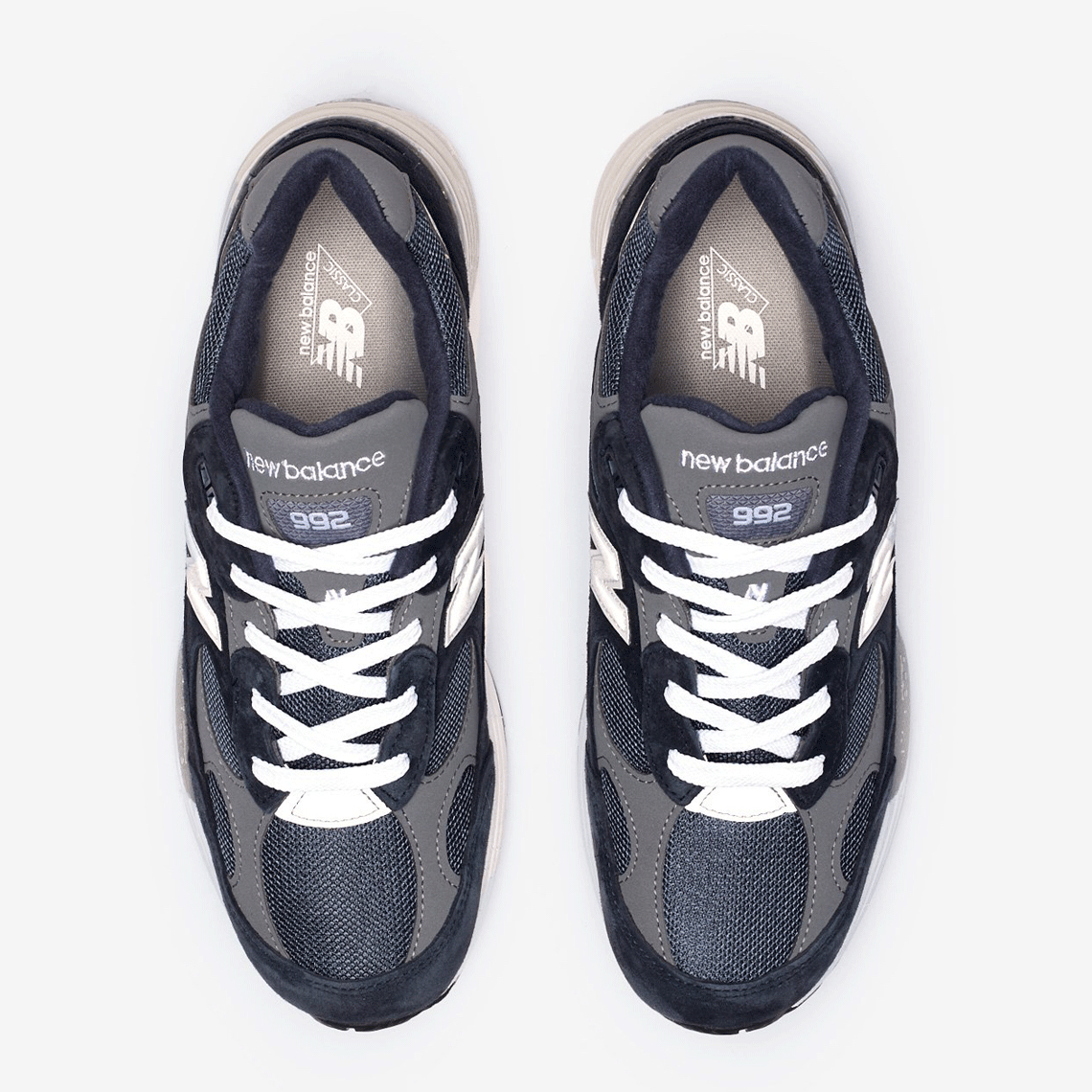 New Balance 992 Navy Grey M992GG Release Date | SneakerNews.com