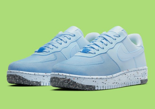 The Nike Air Force 1 Crater Foam Gets Matching Blue Uppers