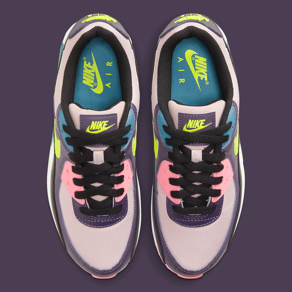 Nike Air Max 90 Eggplant Volt CV8819-500 Release | SneakerNews.com