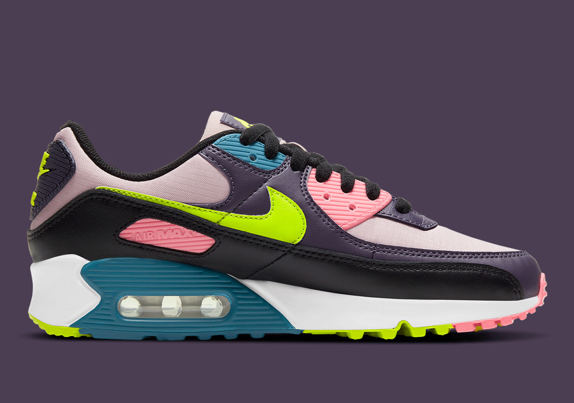 Nike Air Max 90 Eggplant Volt CV8819-500 Release | SneakerNews.com