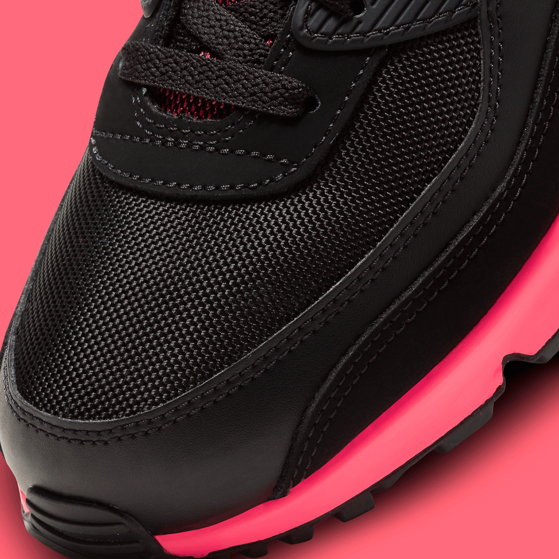 nike air max 90 black racer pink