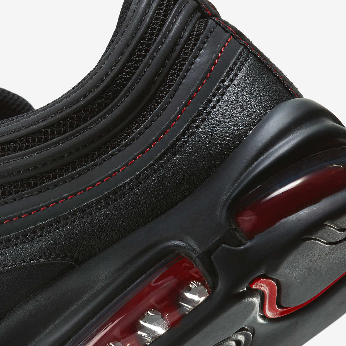 air max 97 black with red check