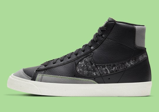 Nike Adds Recycled Panels Beneath The Swoosh For This Upcoming Blazer Mid