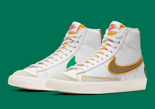 The Most Fitting Nike Basketball Shoe, The Blazer Mid, Gets The Roswell Rayguns Uniform