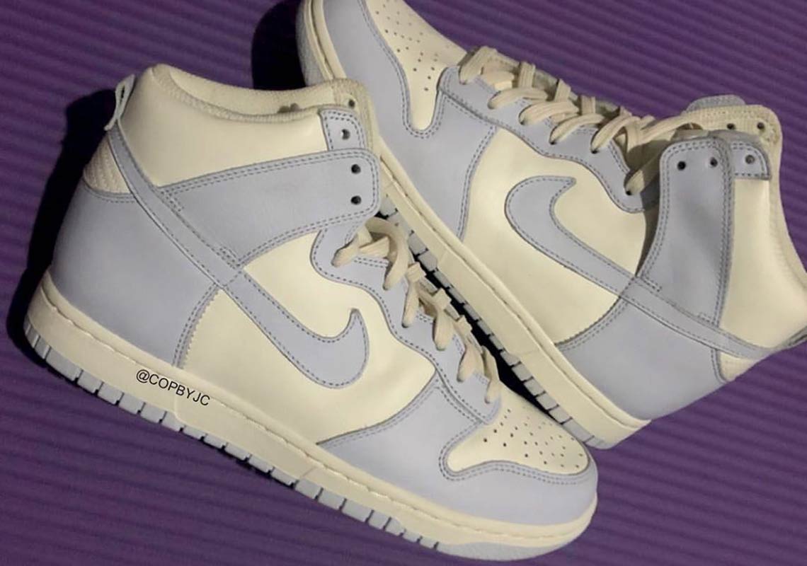 nike dunk high ivory