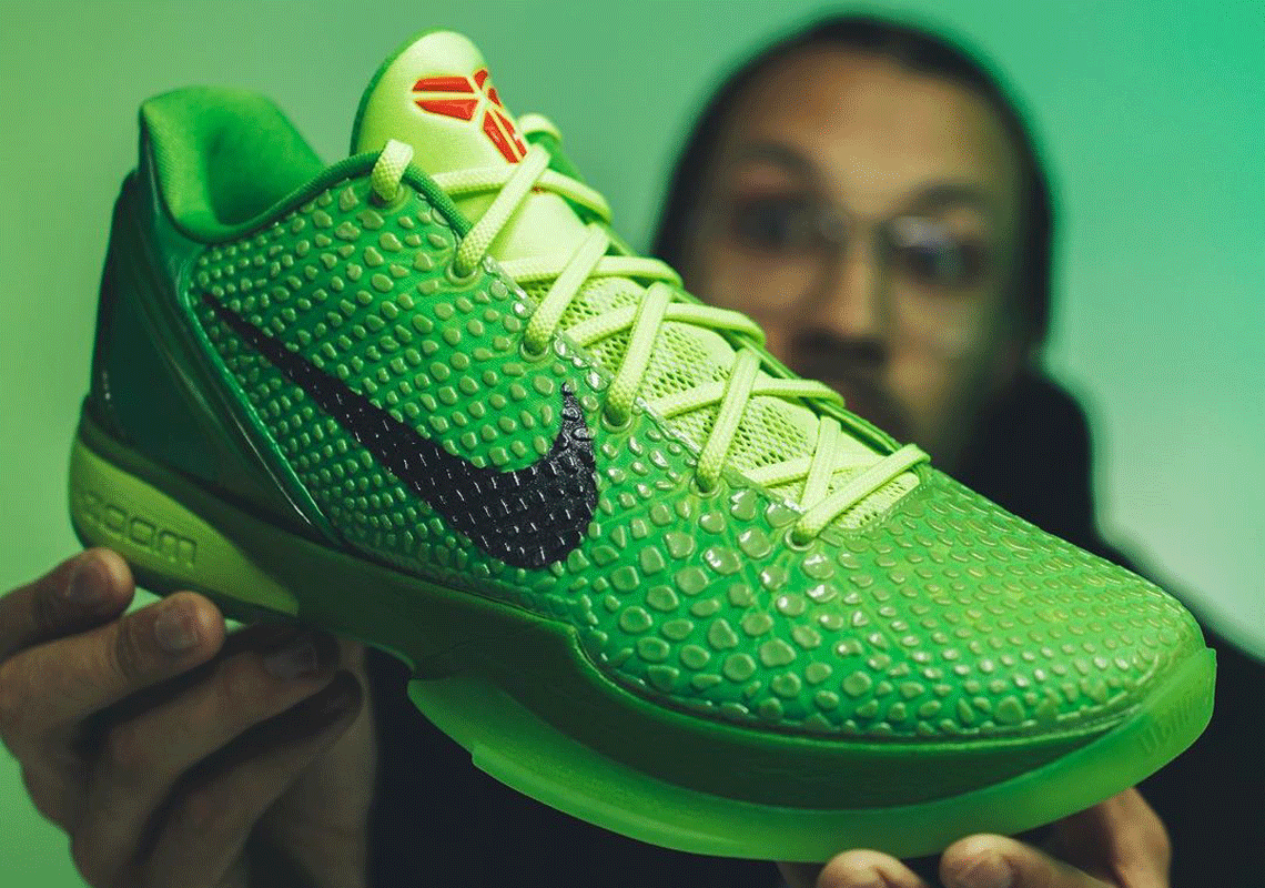 foot locker kobe 6 grinch