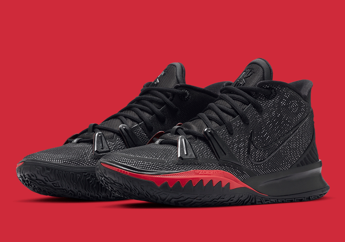 Nike Kyrie 7 Black Red Bred CQ9327 001 Release SneakerNews