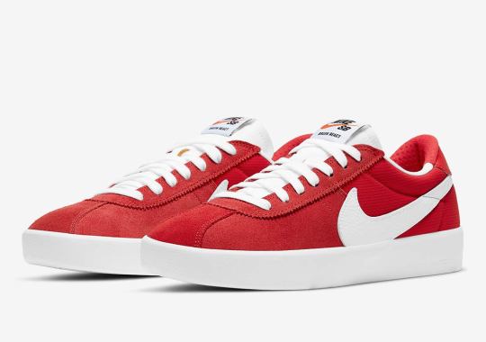 The nike sellers SB Bruin React Gets A Sporty Varsity Red