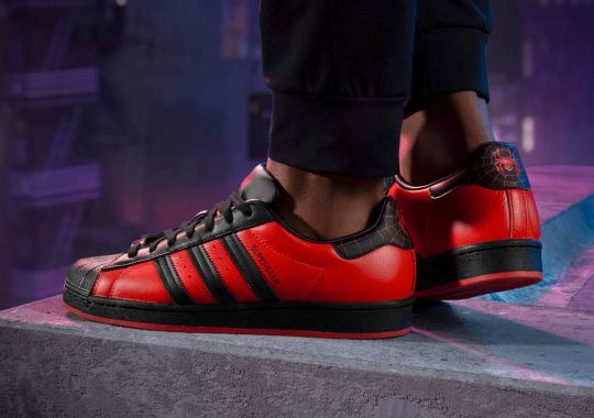 adidas Celebrates The Release Of Spider-Man: Miles Morales With A Spidey Suit Inspired Superstar