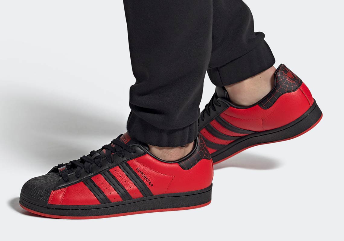 Adidas Superstar Spider Man Miles Morales Gv7128 Release Date Sneakernews Com