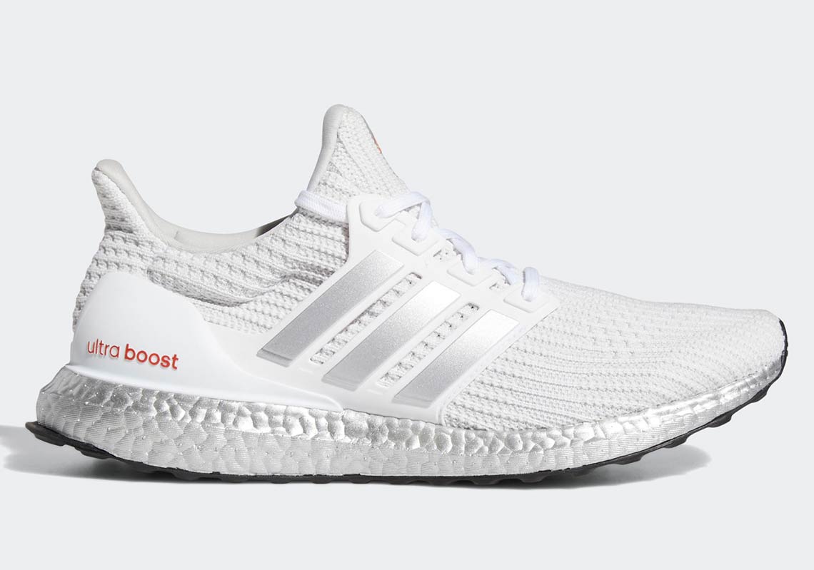adidas Paints The Ultra Boost Soles Silver For Futurist Colorway