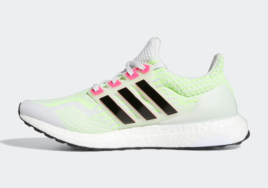 pink and green ultra boost